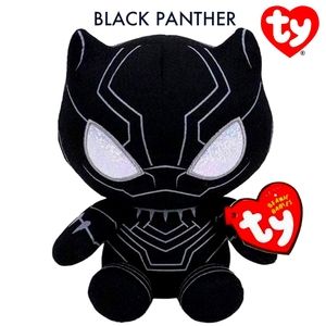 Ty Marvel Beanie Babies BLACK PANTHER